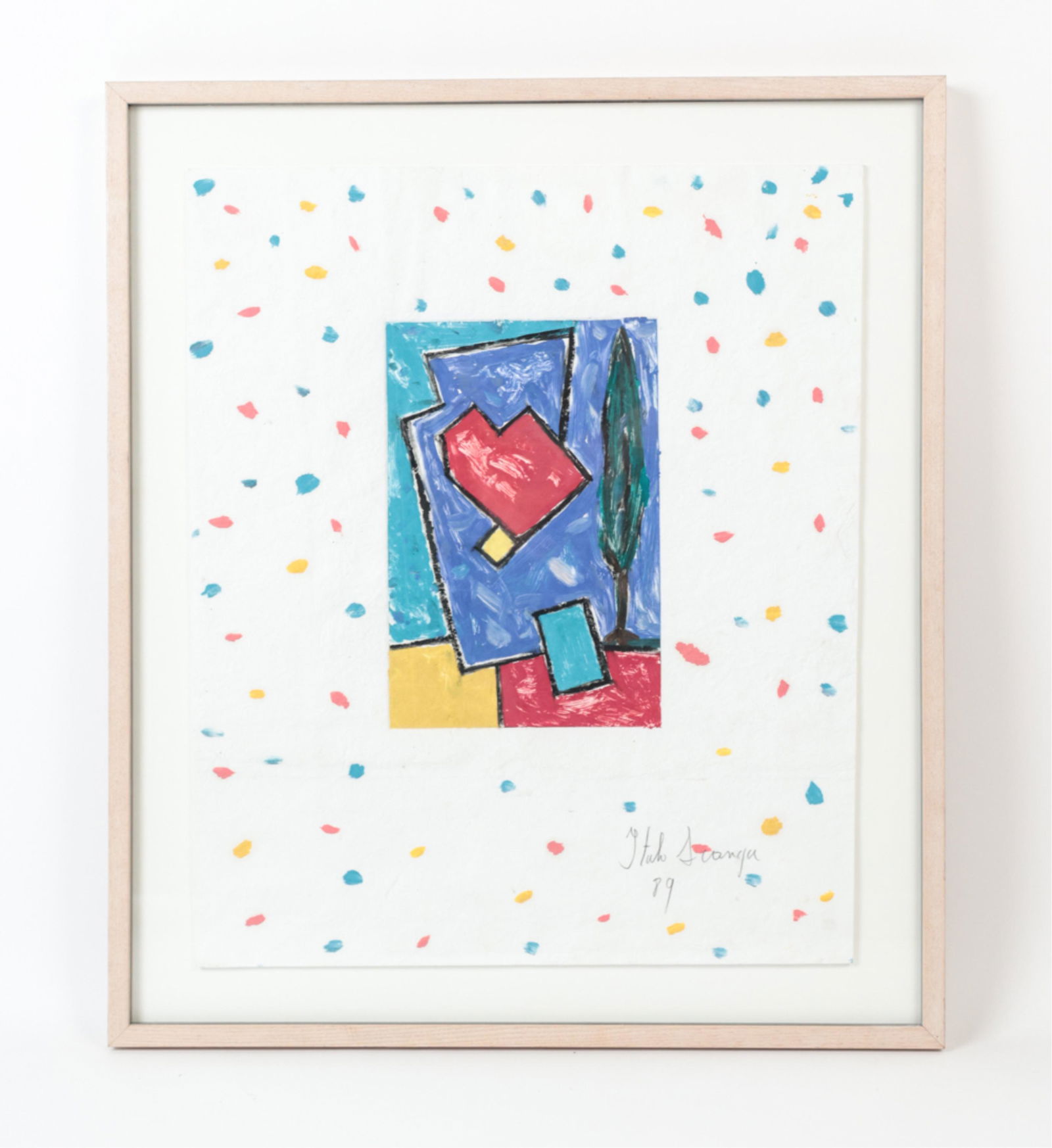 ITALO SCANGA, ITALIAN / AMERICAN (1932 - 2001) MIX (1 of 9)