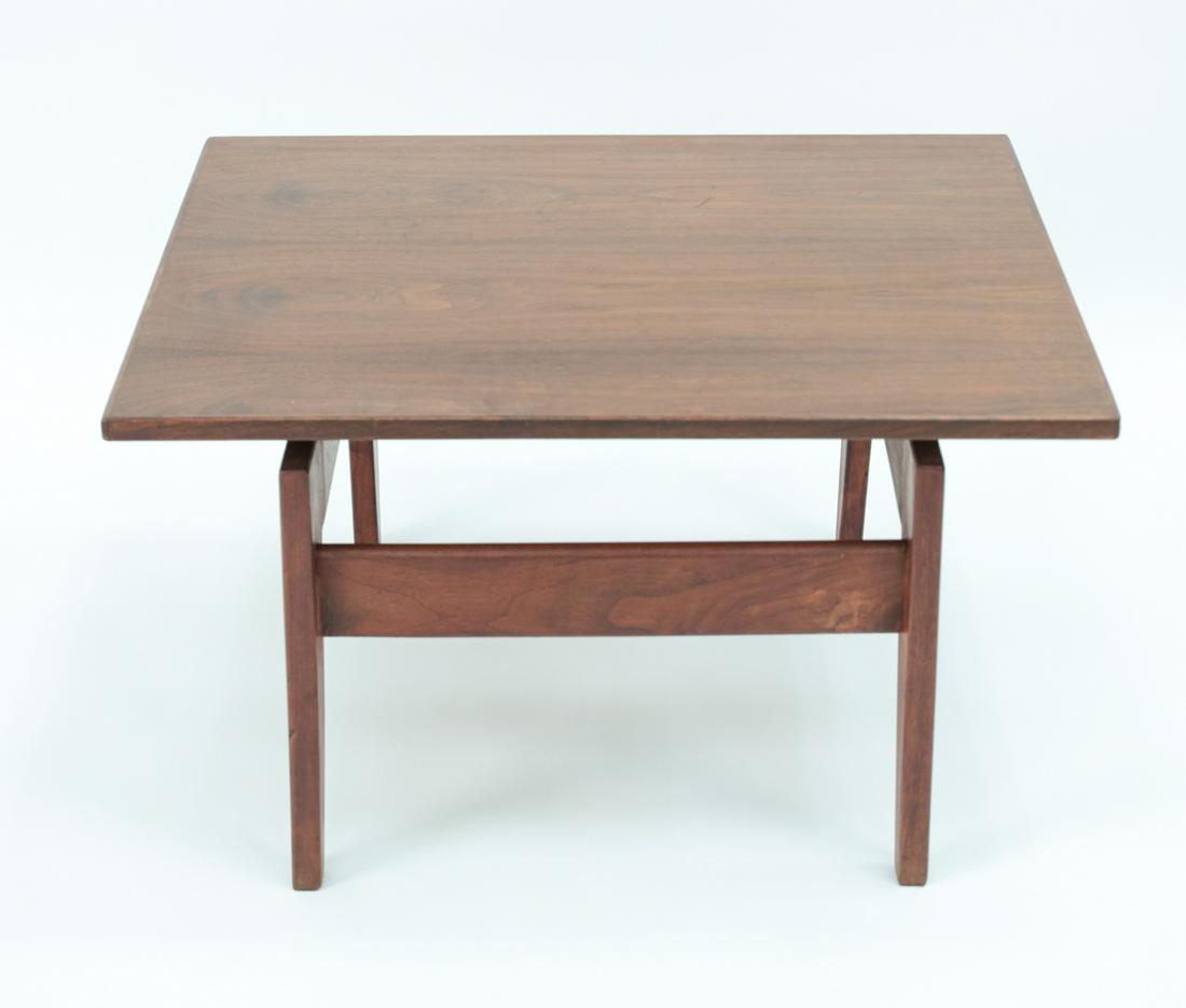 JENS RISOM FOR RISOM INC. LOW WALNUT ACCENT TABLE (1 of 17)
