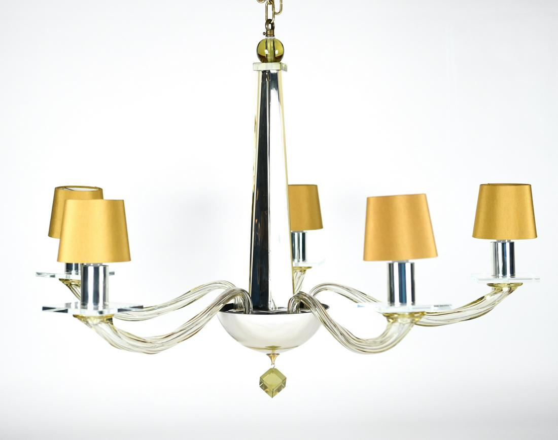 DONGHIA STELLARE SHORT ITALIAN GLASS CHANDELIER (1 of 13)