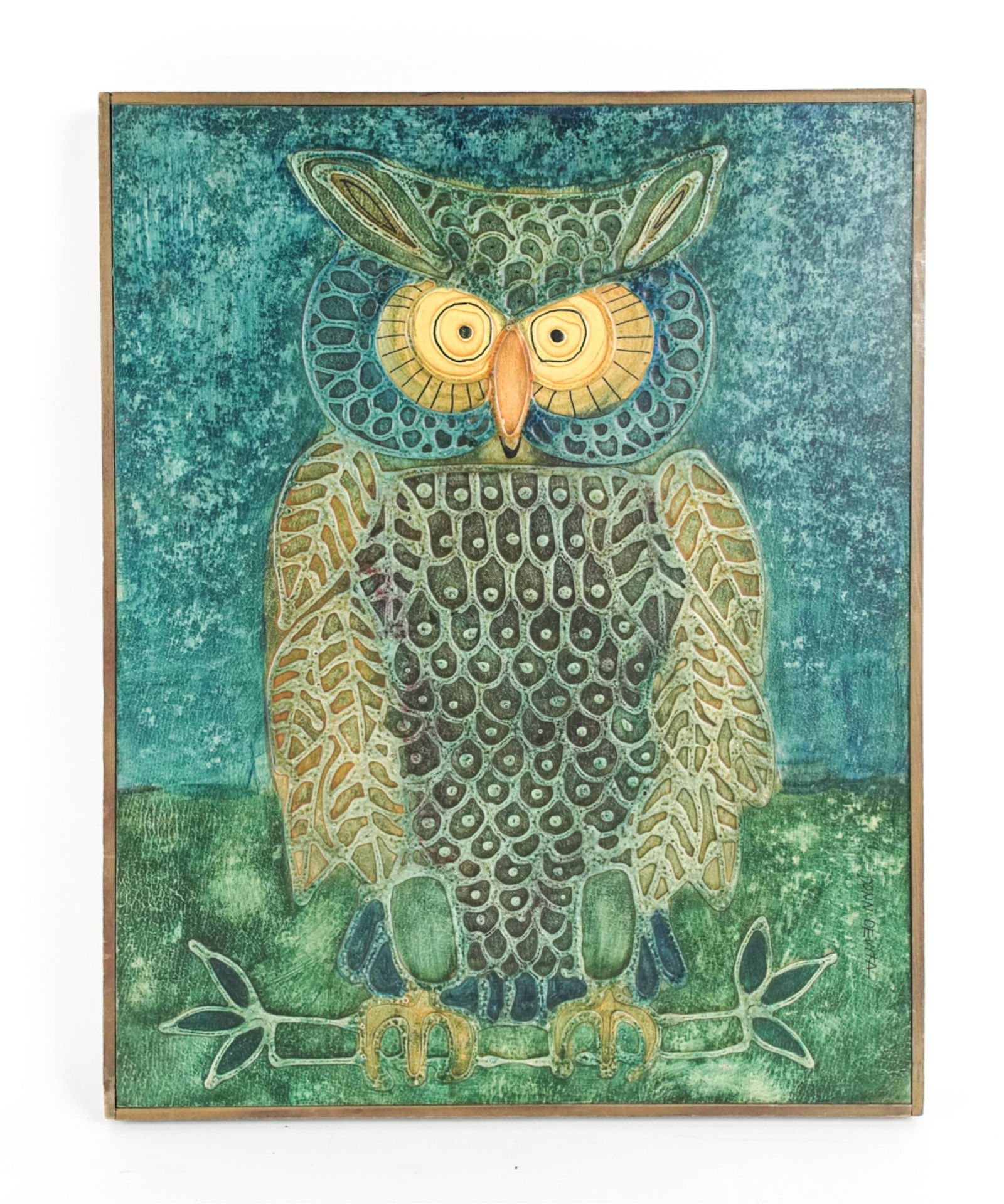 DONN DEVITA , NY (1931 - 2010) TEXTURED OIL (1 of 8)