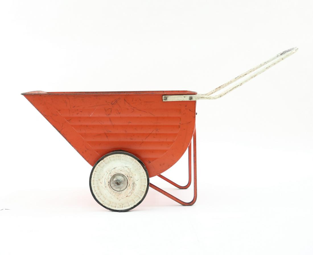 MID-CENTURY PAINTED WHEELBARROW (1 of 18)
