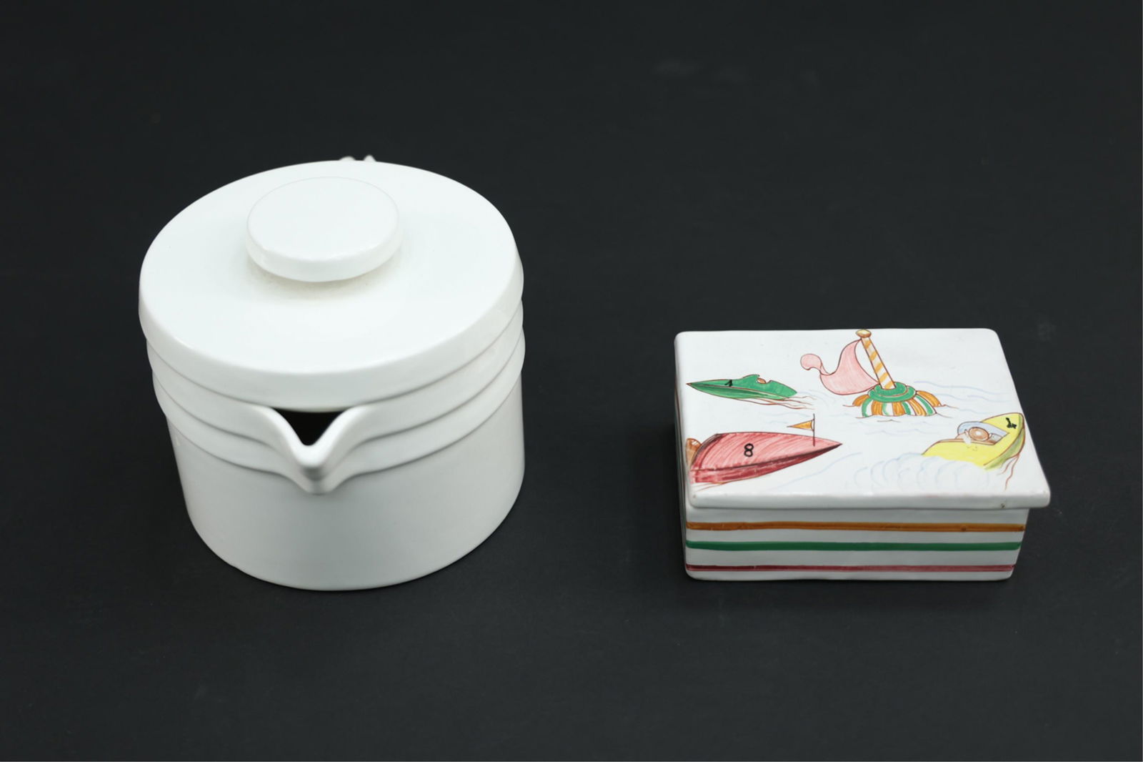 CERAMIC BOX & PITCHER MADE IN ITALY (1 of 20)