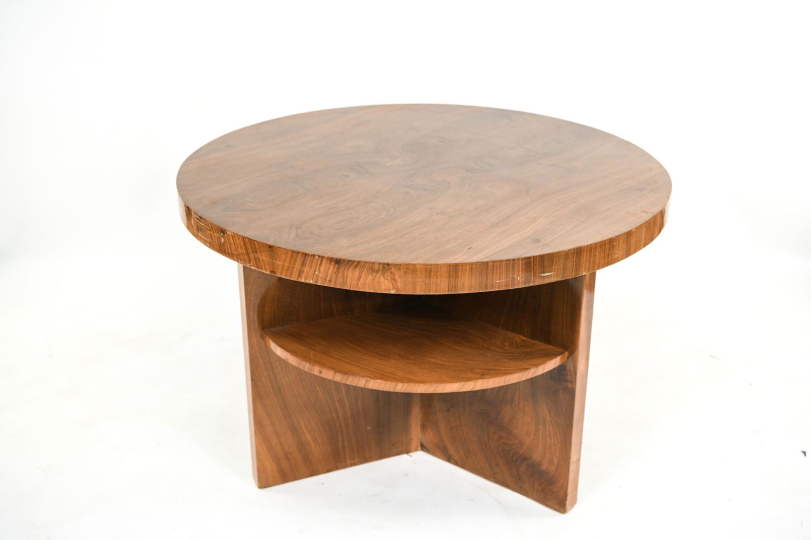 ENGLISH ART DECO TIERED CENTER TABLE (1 of 9)