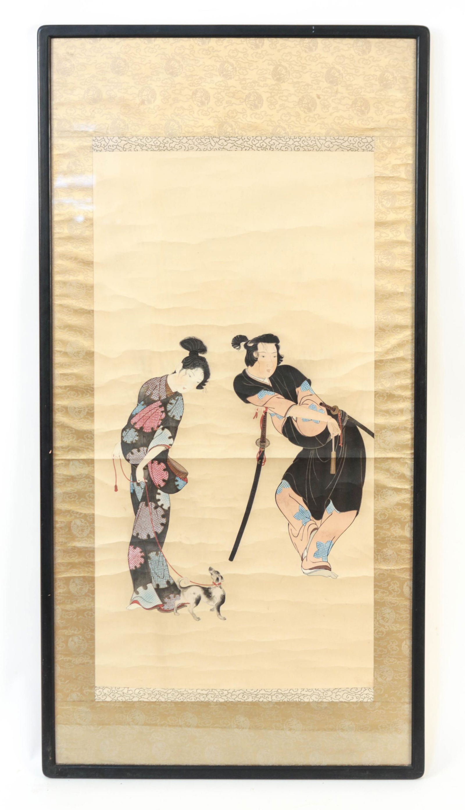 20TH C. JAPANESE SCROLL PAINTING (1 of 9)