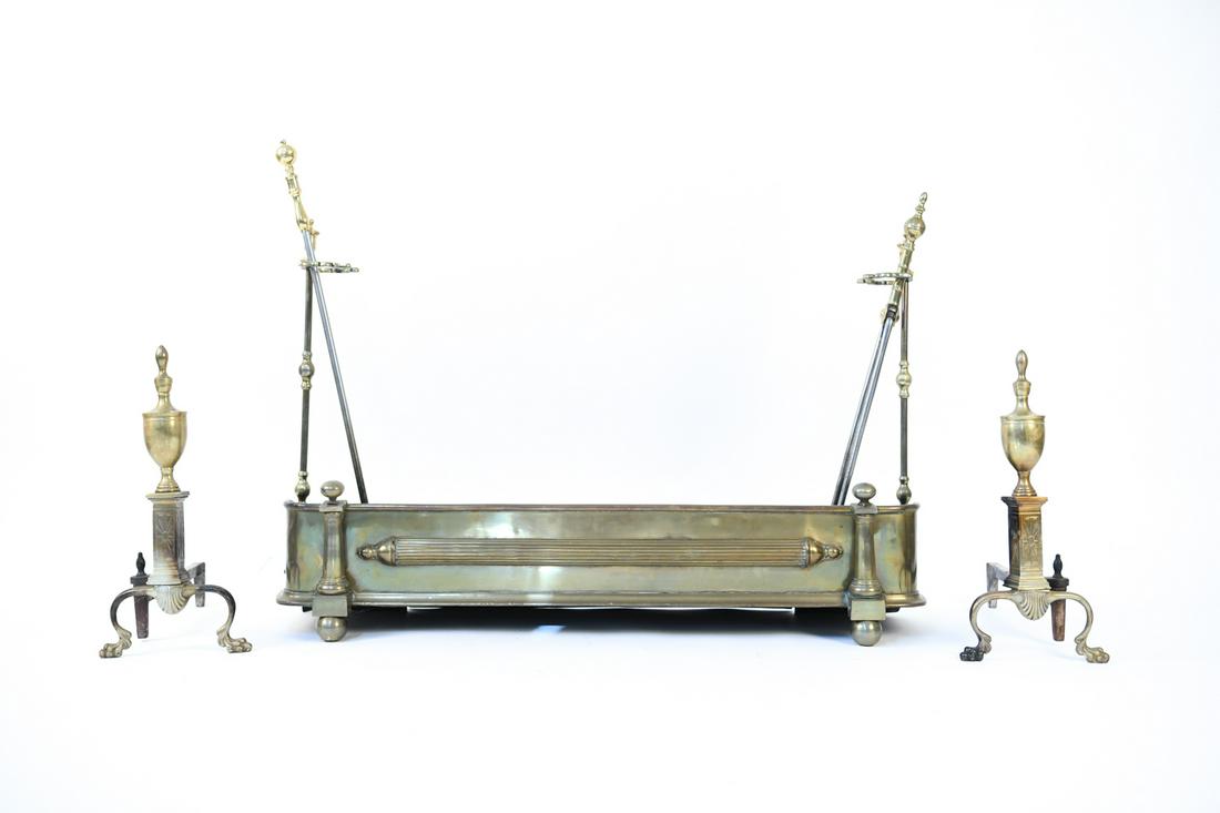 BRASS FIREPLACE ACCESSORIES (1 of 16)