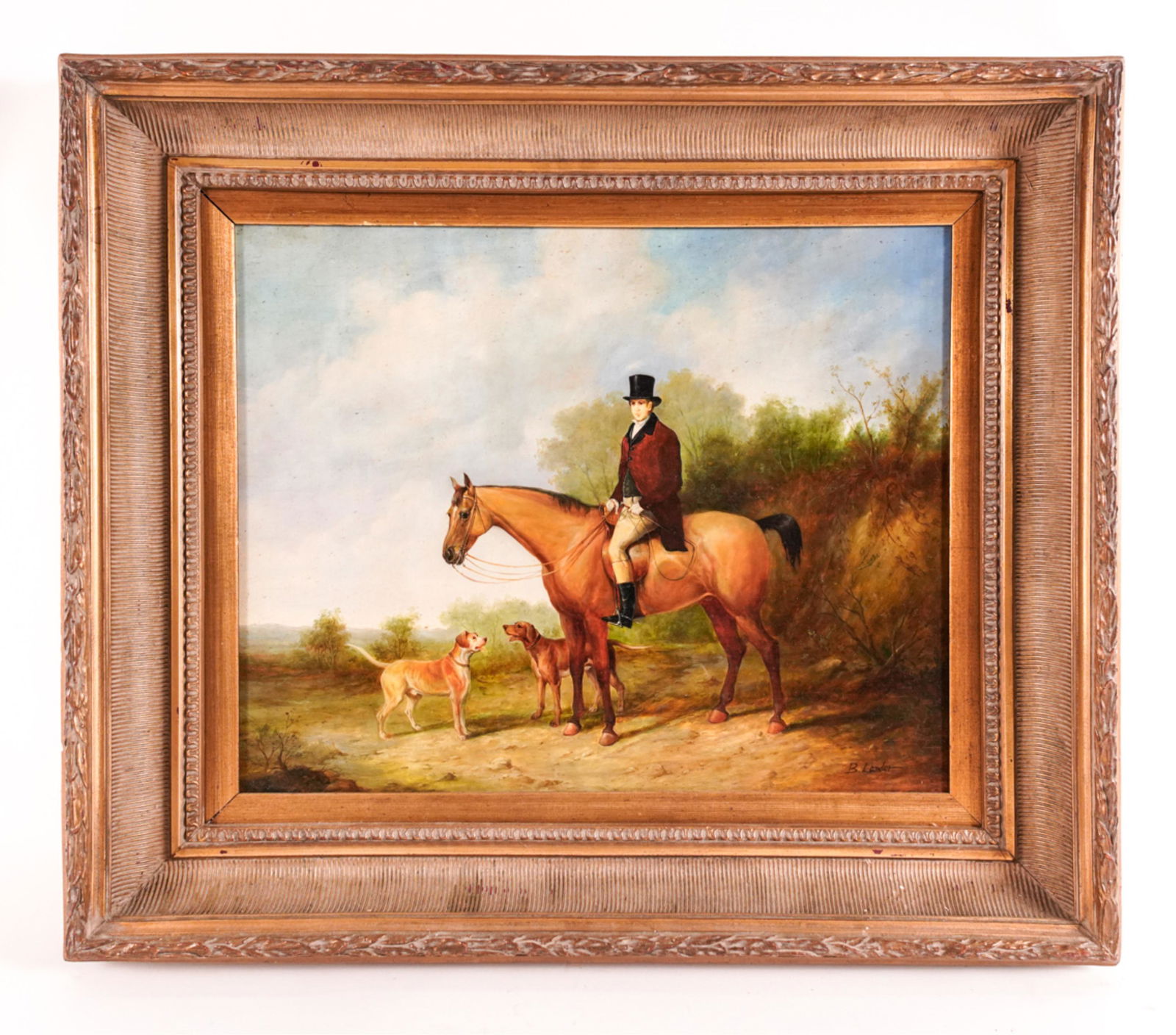 EQUESTRIAN PORTRAIT O/B PAINTING (1 of 7)