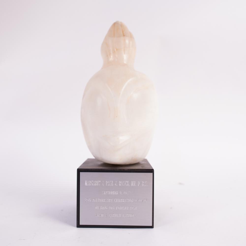 ALABASTER HEAD SCULPTURE (1 of 7)