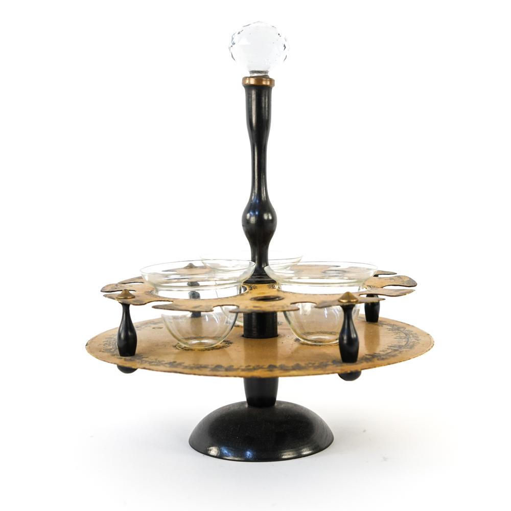 19TH C. TOLE PAINTED PIPE STAND (1 of 16)