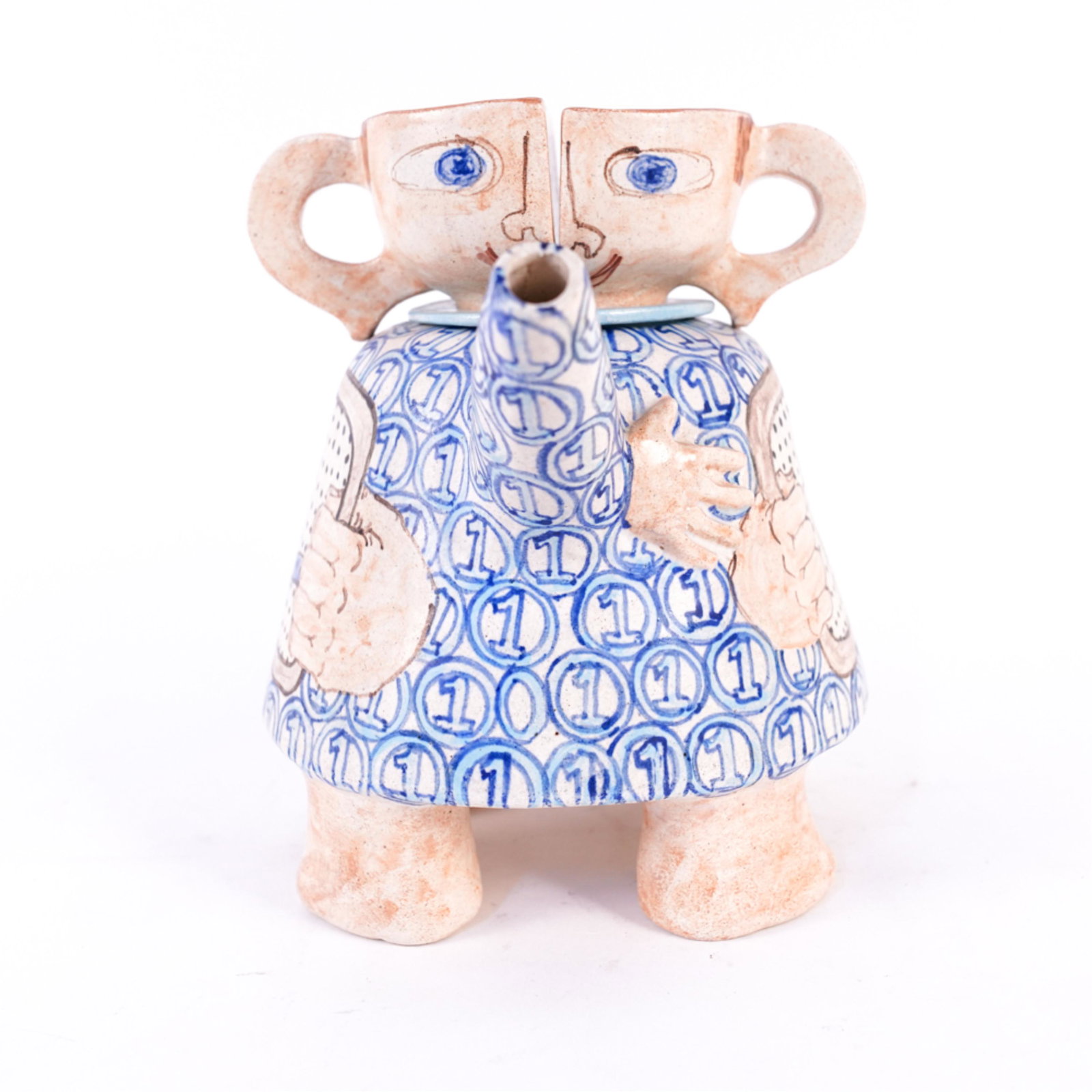 MARILYN ANDREWS FIGURATIVE CERAMIC TEAPOT (1 of 15)