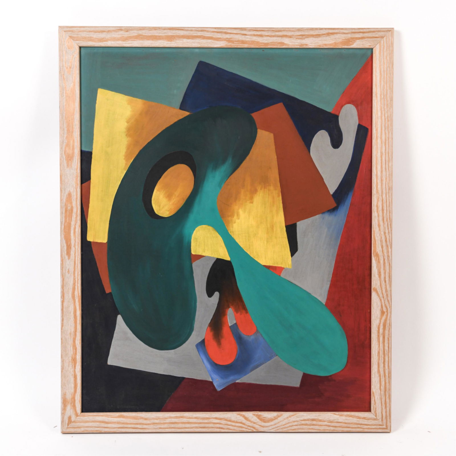 KARL GASSLANDER ILLNOIS (1905-1997) ABSTRACT O/B (1 of 8)