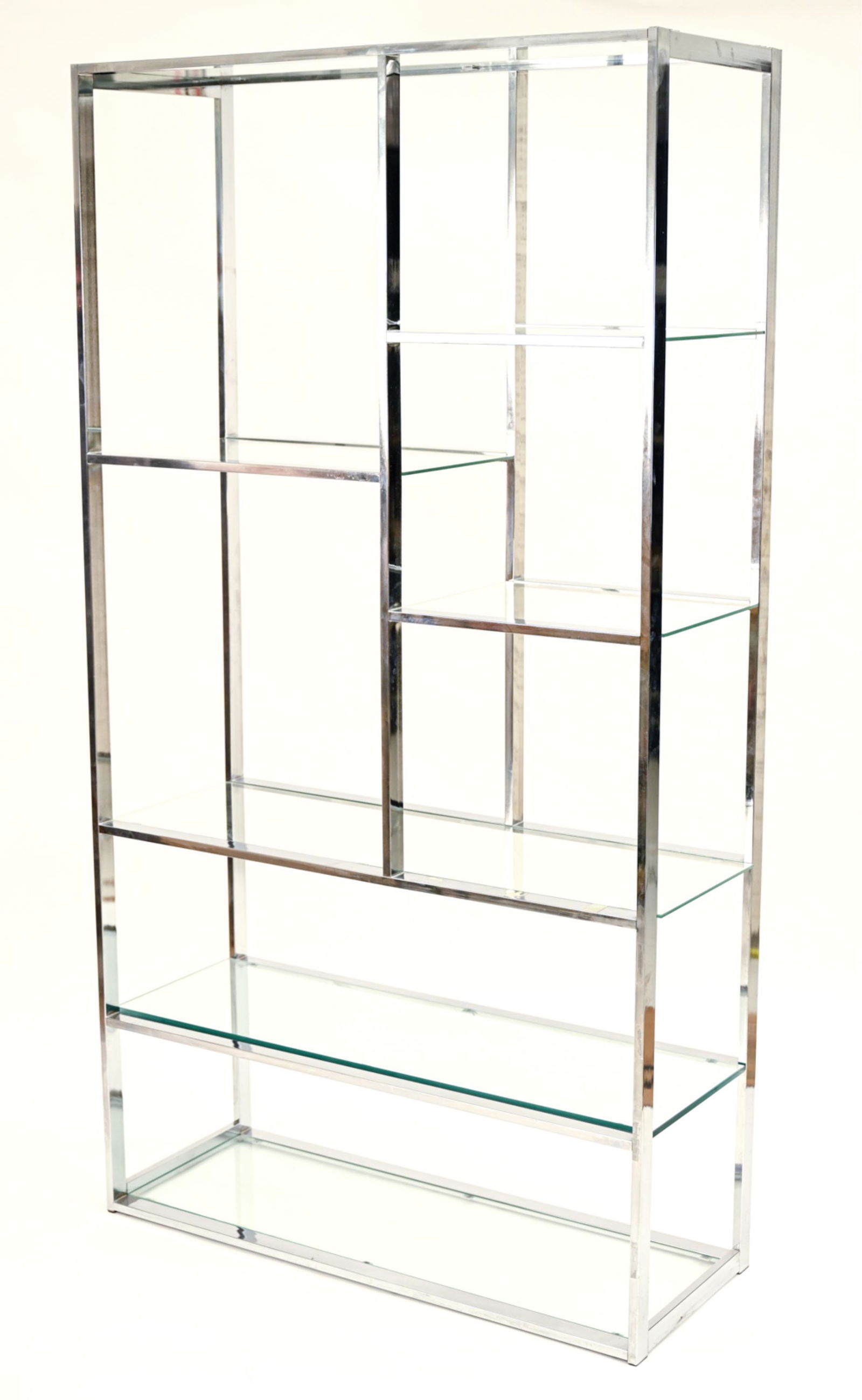 CHROME ETAGERE CIRCA 1970 (1 of 17)