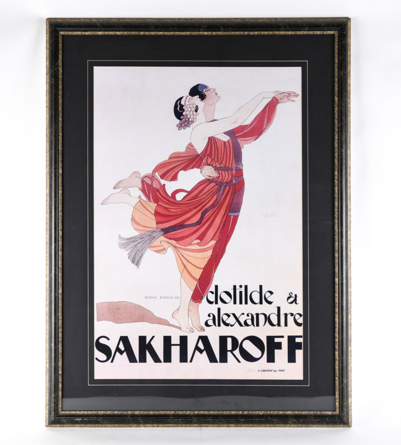 AFTER GEORGE BARBIER REPRODUCTION POSTER (1 of 13)