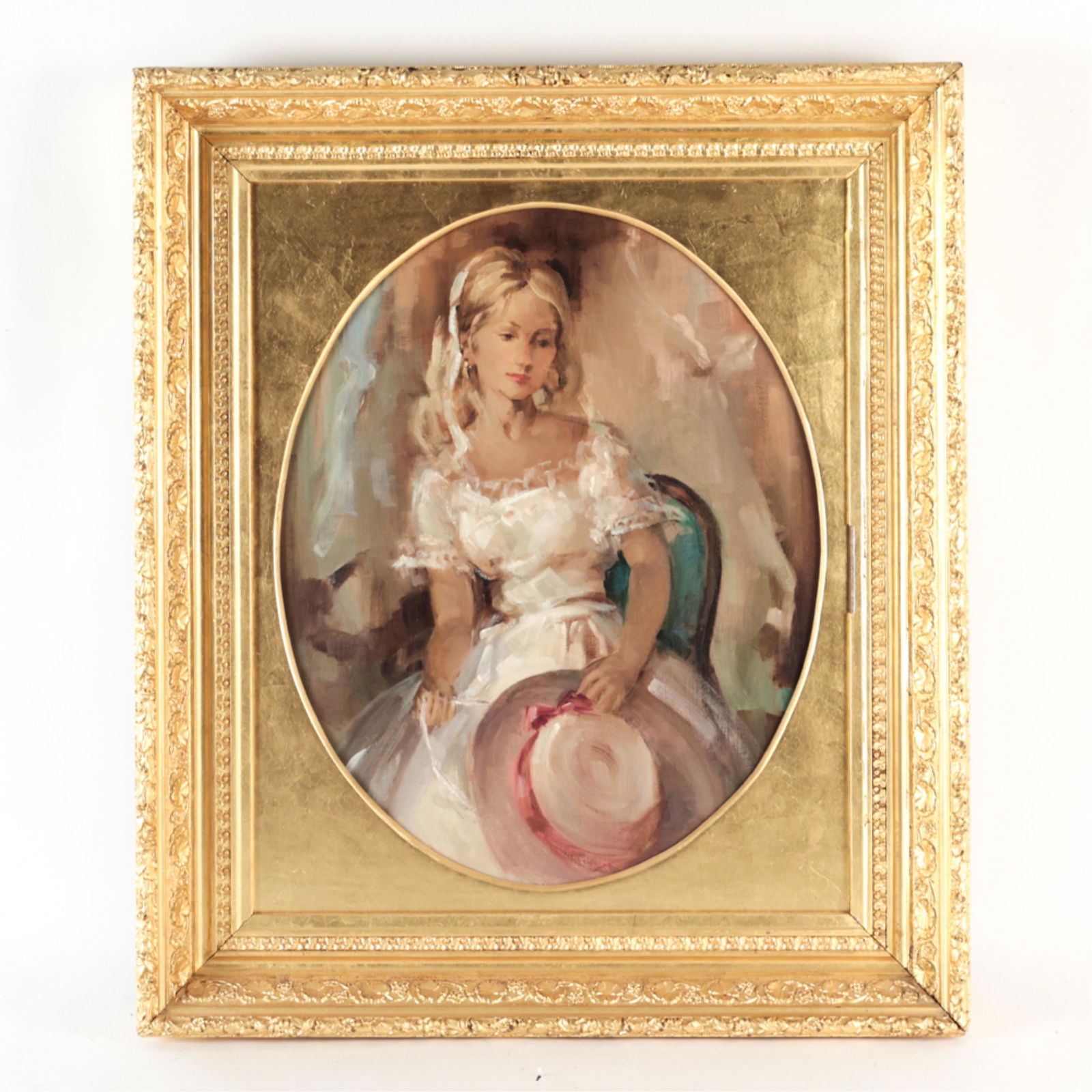 CONTEMPORARY O/C PORTRAIT WOMAN IN DRESS (1 of 10)