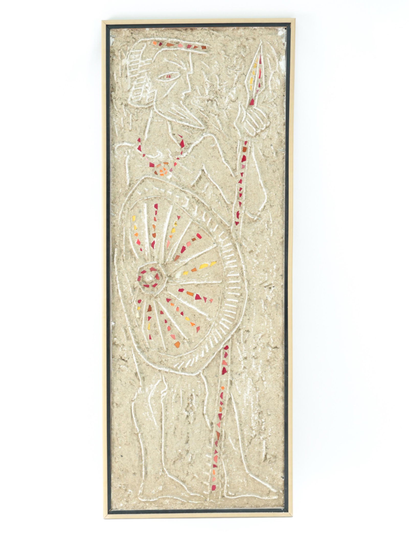 LARGE MID-CENTURY MIXED MEDIA SCULPTURE PANEL (1 of 9)