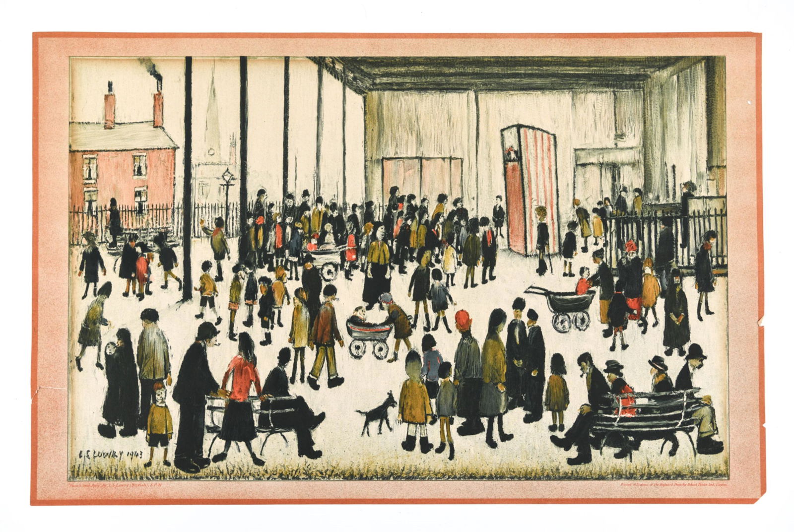 1943 L.S. LOWRY PRINT (1 of 10)