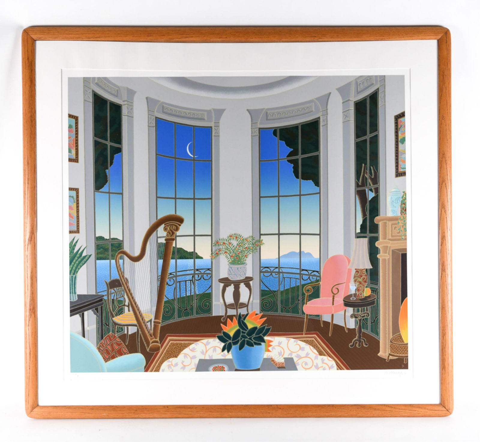 THOMAS MCKNIGHT LARGE SIGNED SERIGRAPH (1 of 16)