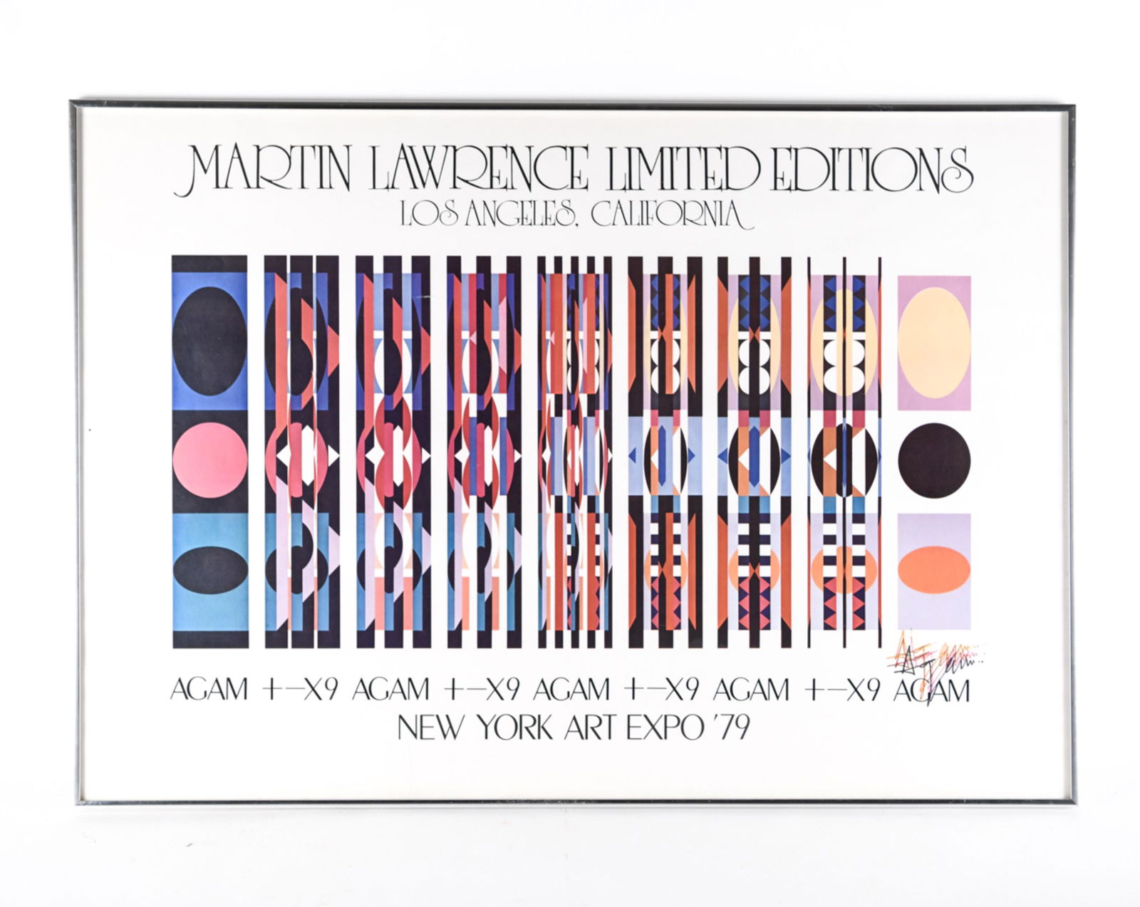 SIGNED AGAM POSTER (1 of 15)