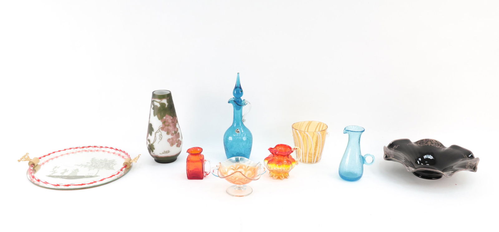 (9) DECORATIVE GLASS GROUPING (1 of 19)