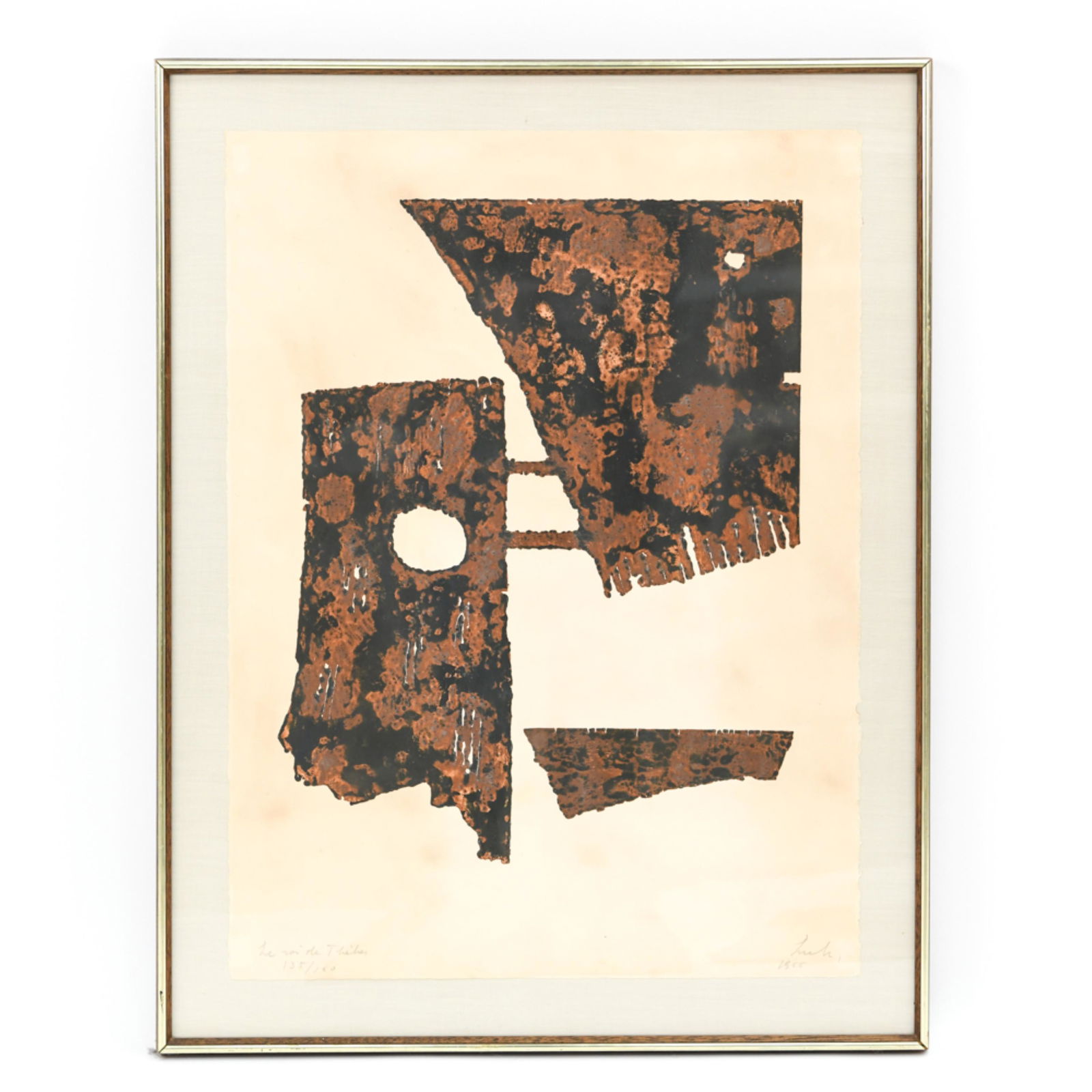 MID-CENTURY FRENCH ABSTRACT ETCHING (1 of 9)