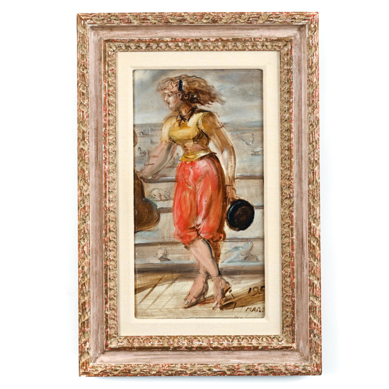 REGINALD MARSH, FRENCH/AMERICAN (1898-1954) O/B (1 of 10)