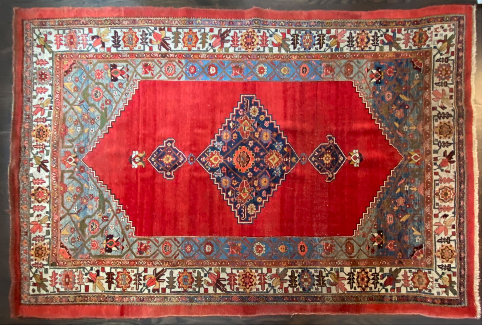 SEMI-ANTIQUE PERSIAN BIJAR RUG (1 of 16)