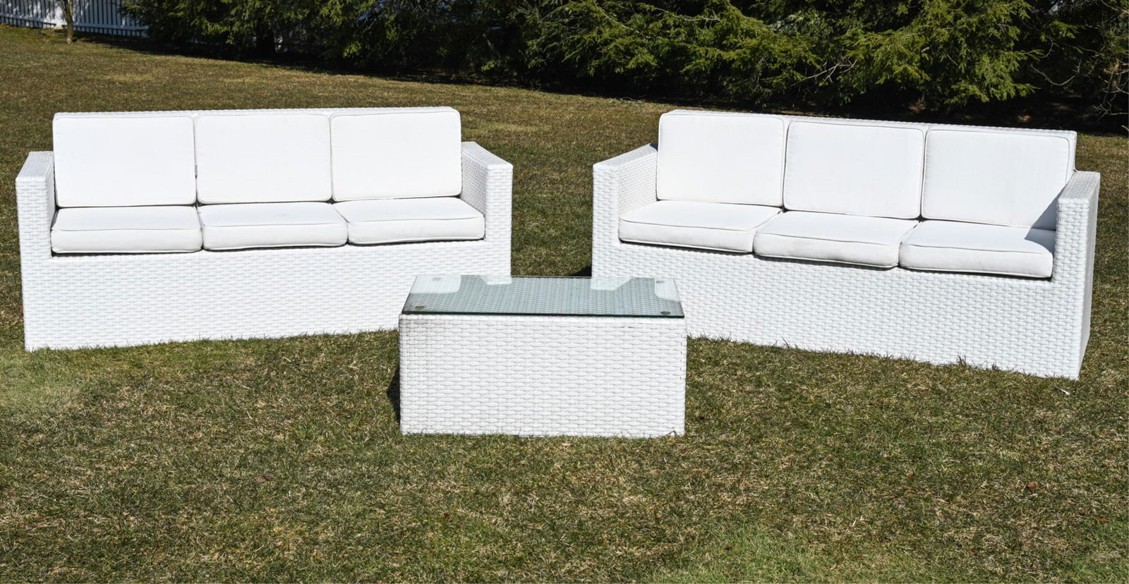 WOVEN OUTDOOR FURNITURE SUITE (1 of 16)