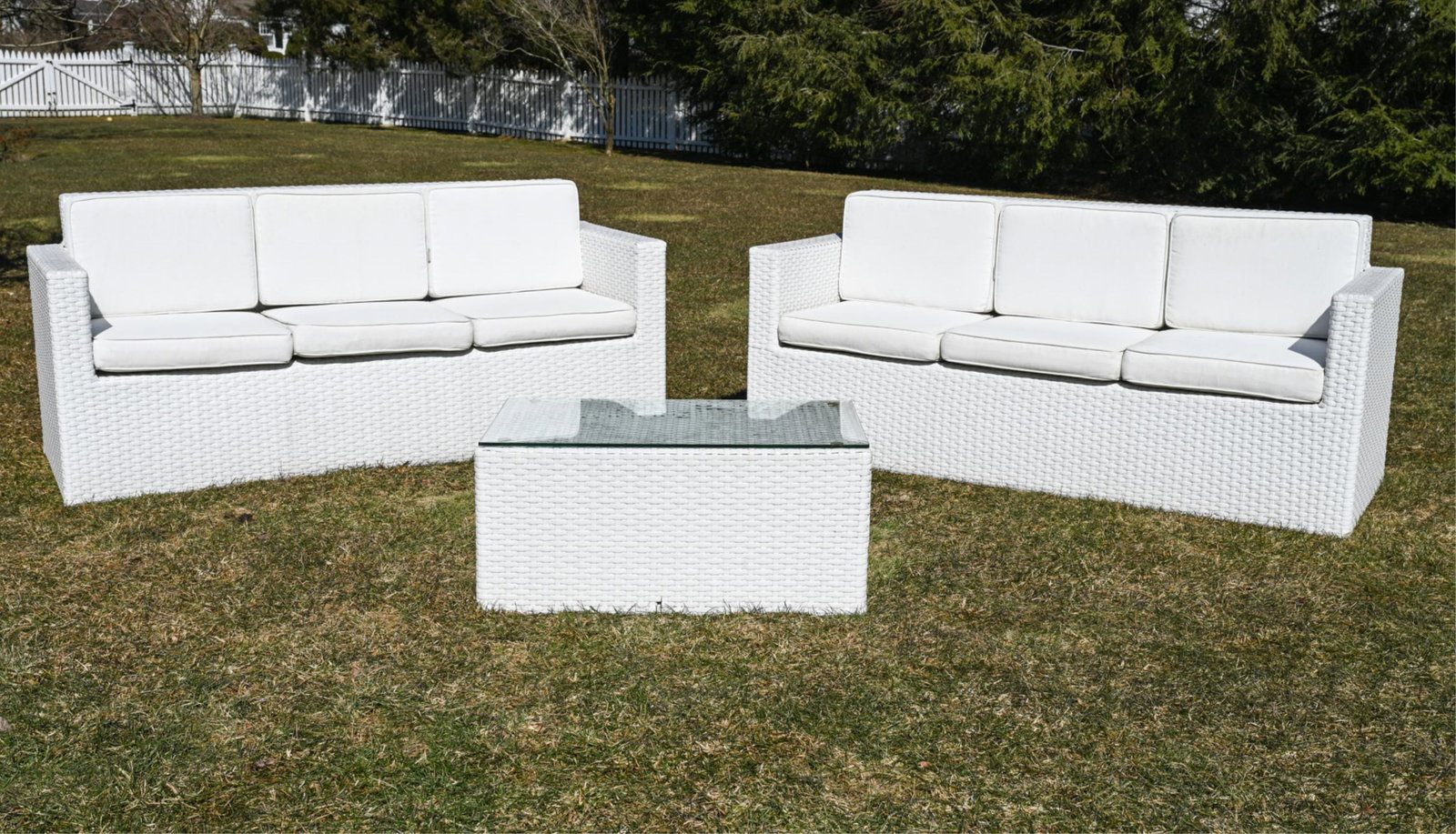 WOVEN OUTDOOR FURNITURE SUITE (1 of 11)