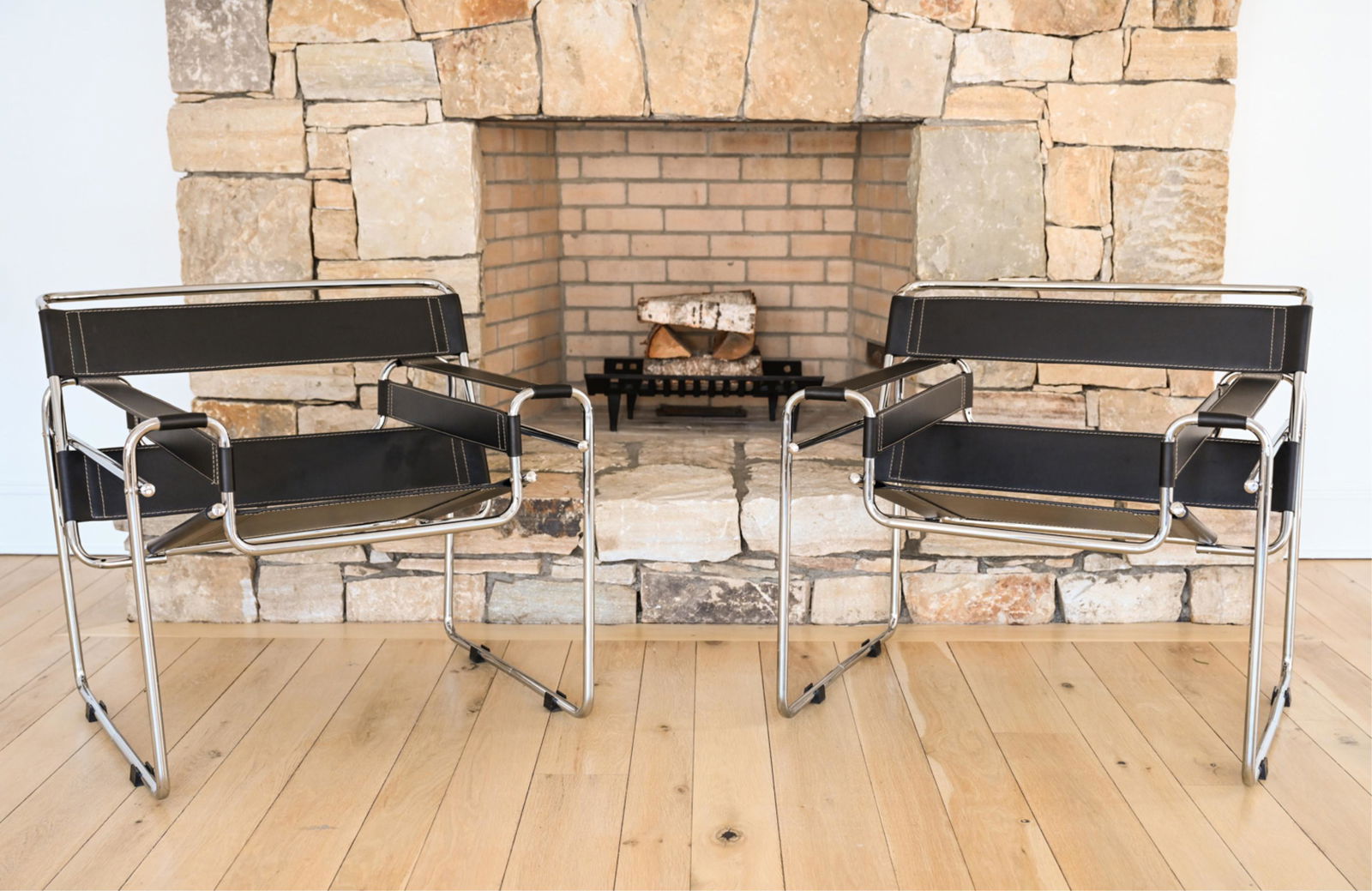 PAIR OF WASSILY STYLE CLUB CHAIRS (1 of 16)