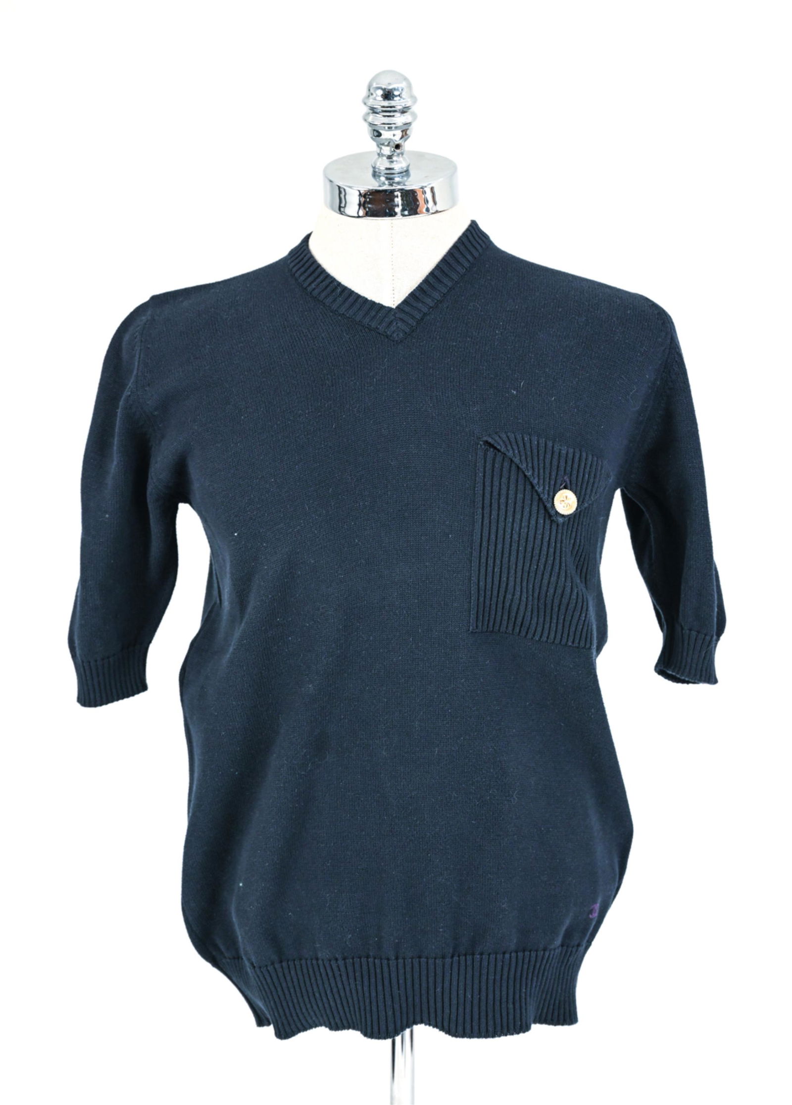 C. 1980'S CHANEL COTTON SWEATER (1 of 11)