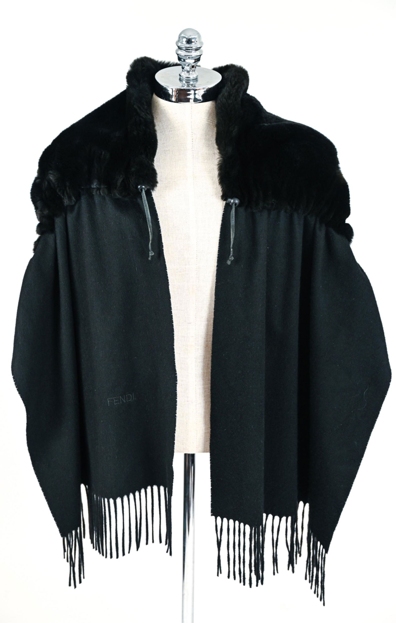 FENDI MINK AND CASHMERE STOLE (1 of 14)