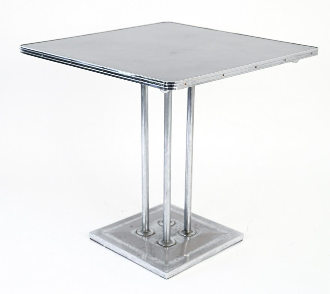 1940S DECO STYLE CHROME SIDE TABLE (1 of 13)