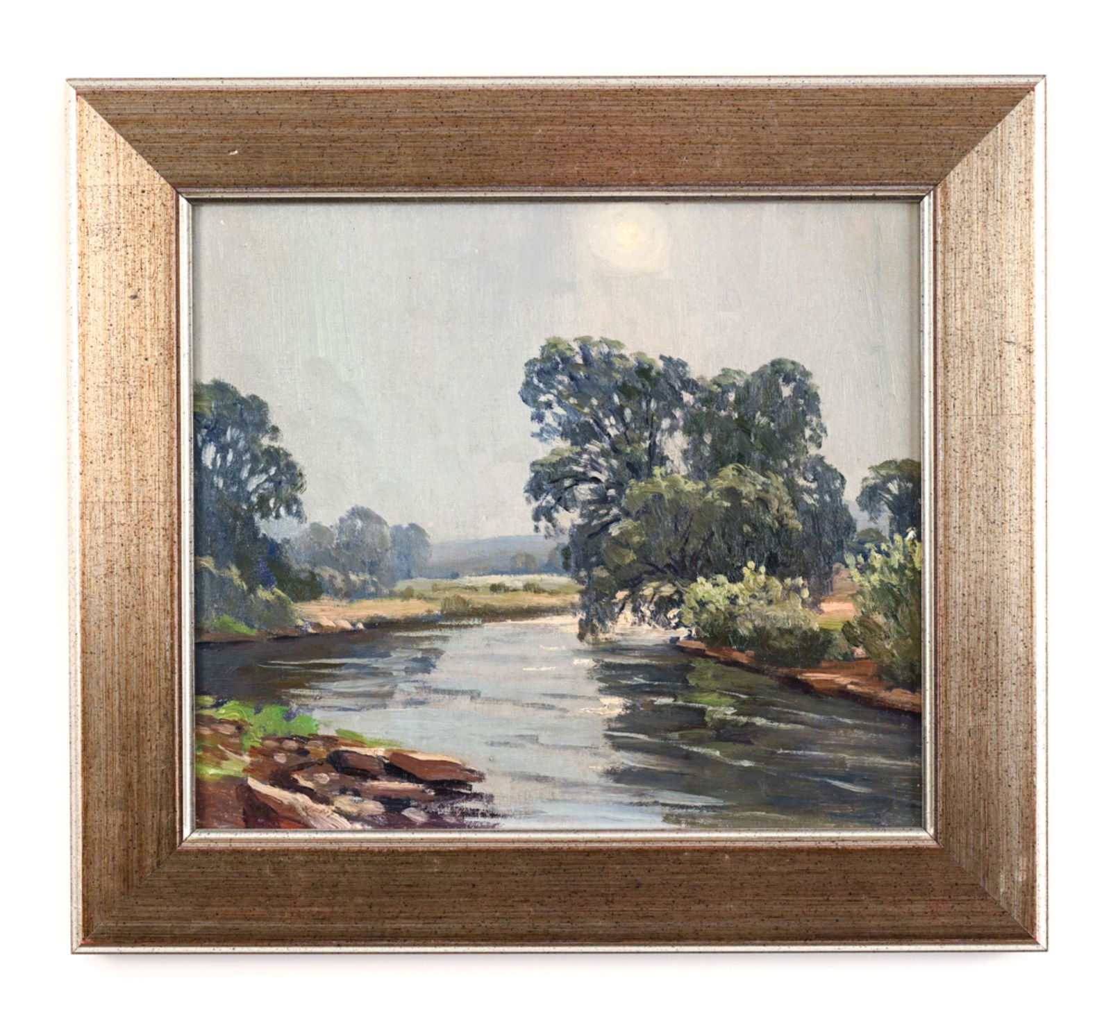 AMERICAN TONALIST LANDSCAPE O/C PAINTING (1 of 14)