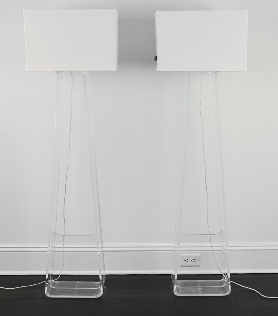 PAIR OF PABLO DESIGNS TUBE TOP FLOOR LAMPS (1 of 15)