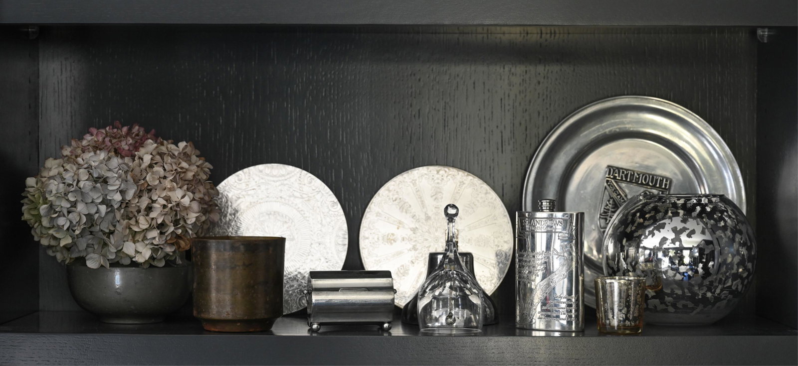 DECORATIVE GROUPING INCL. SILVERPLATE ETC. (1 of 13)