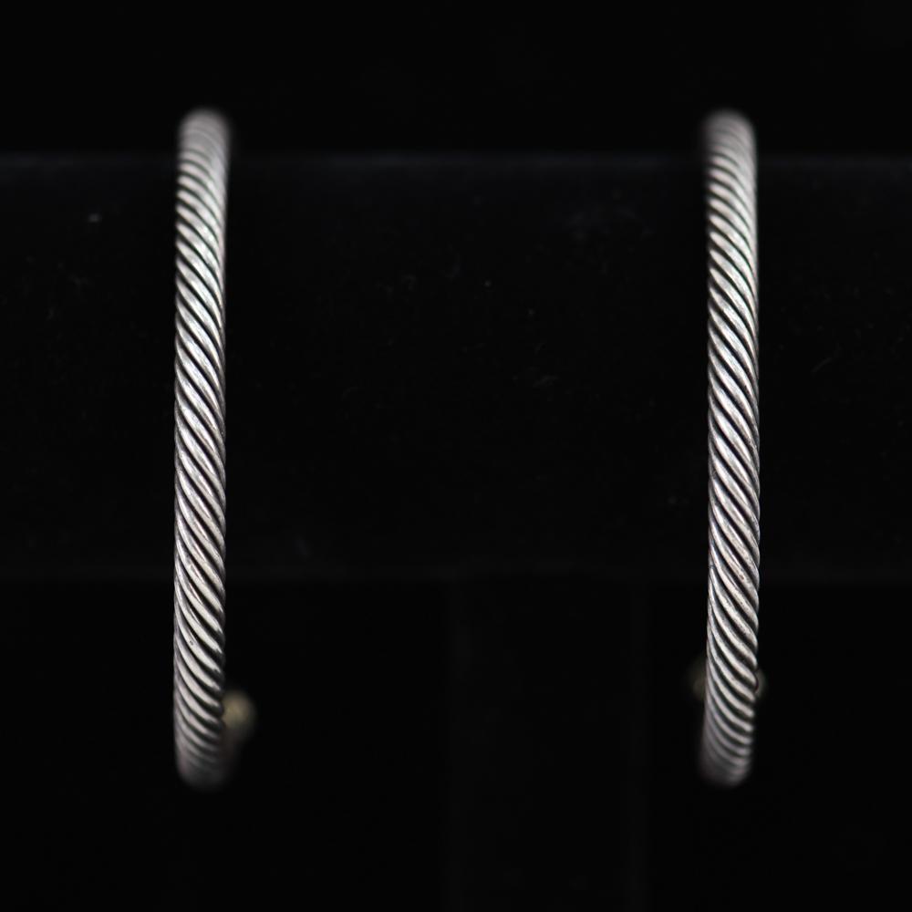 (2) DAVID YURMAN SILVER & 14K GOLD BRACELETS (1 of 7)