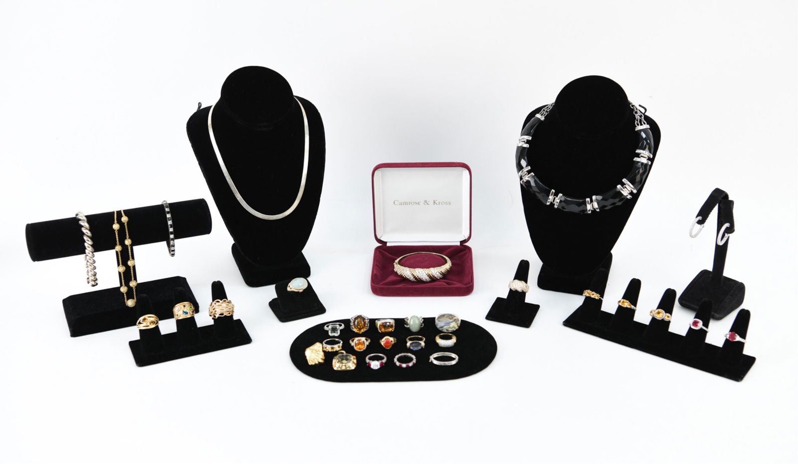 STERLING SILVER JEWELRY GROUPING (1 of 18)