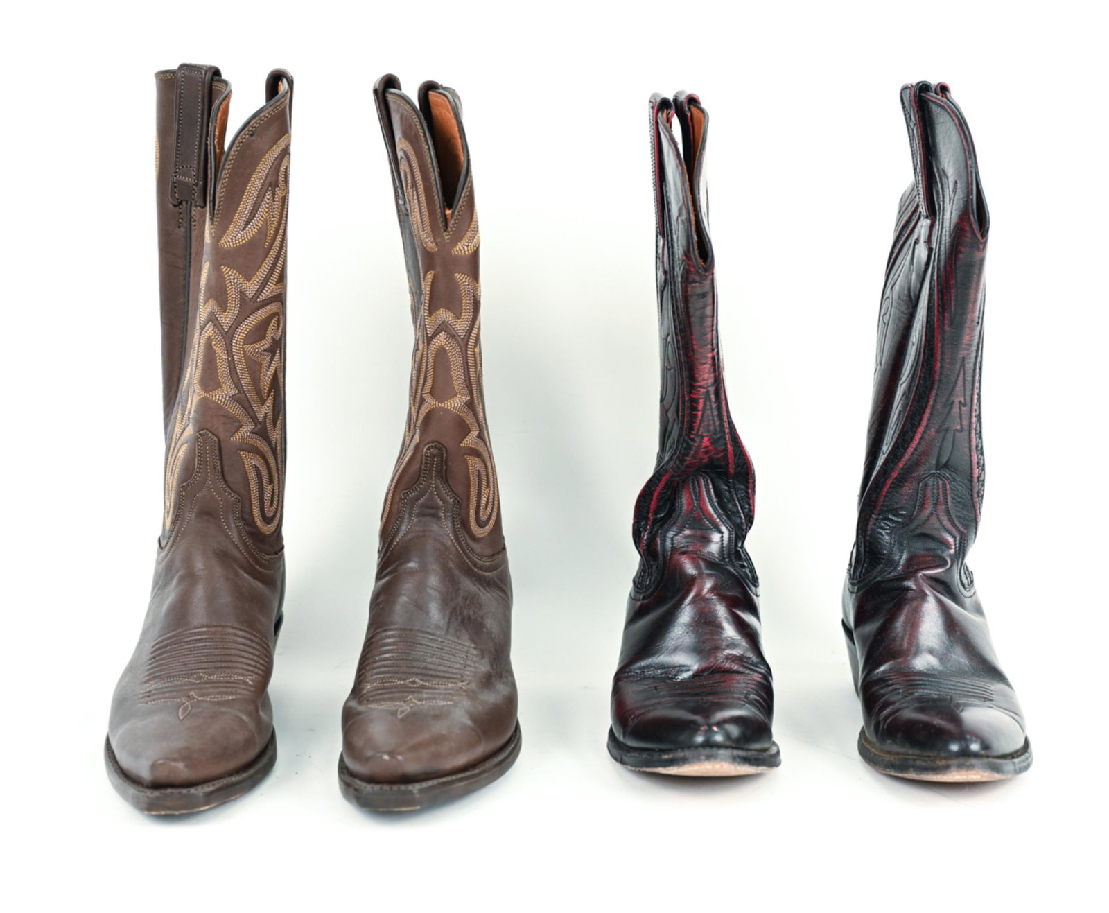 (2) PAIRS OF LUCCHESE COWBOY BOOTS (1 of 11)