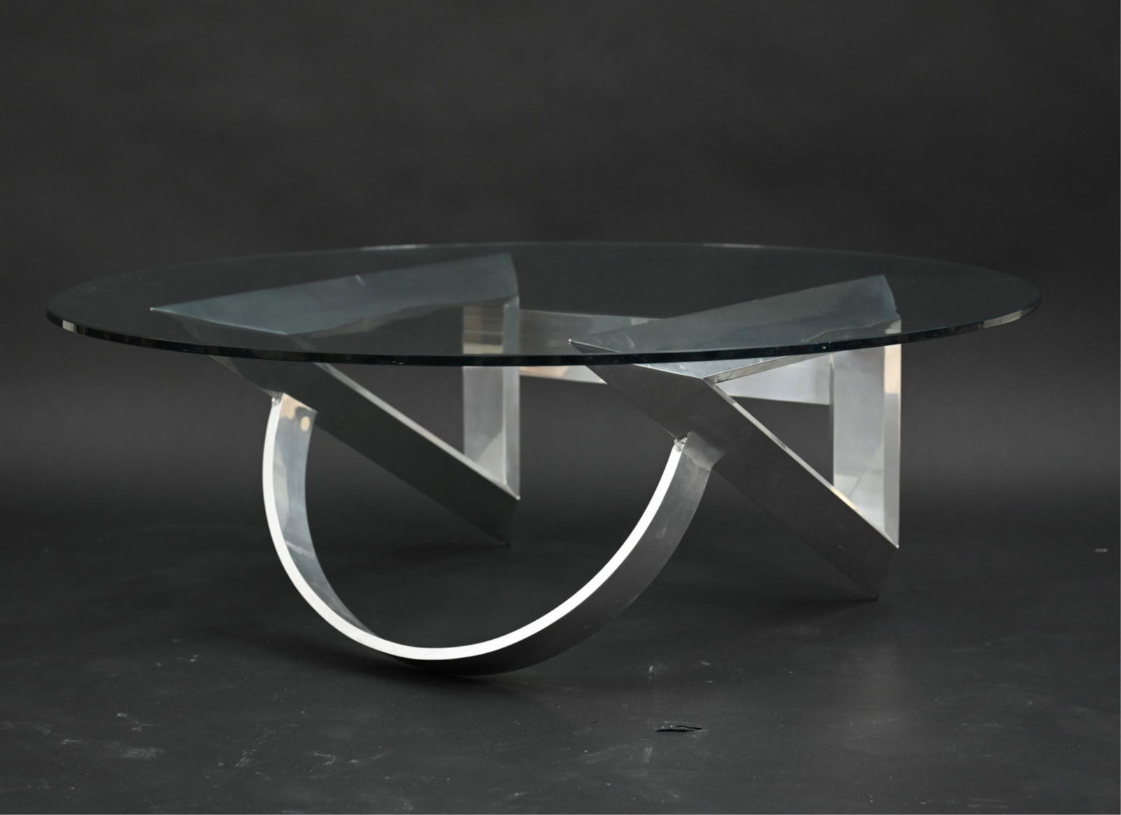 SCULPTURAL ALUMINIUM COFFEE TABLE (1 of 19)