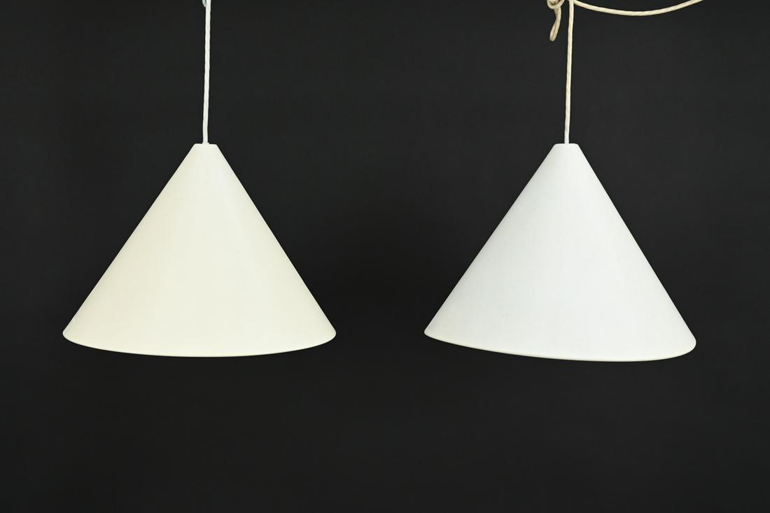 PAIR C.1967 LOUIS POULSEN BILLIARD PENDANT LIGHTS (1 of 9)