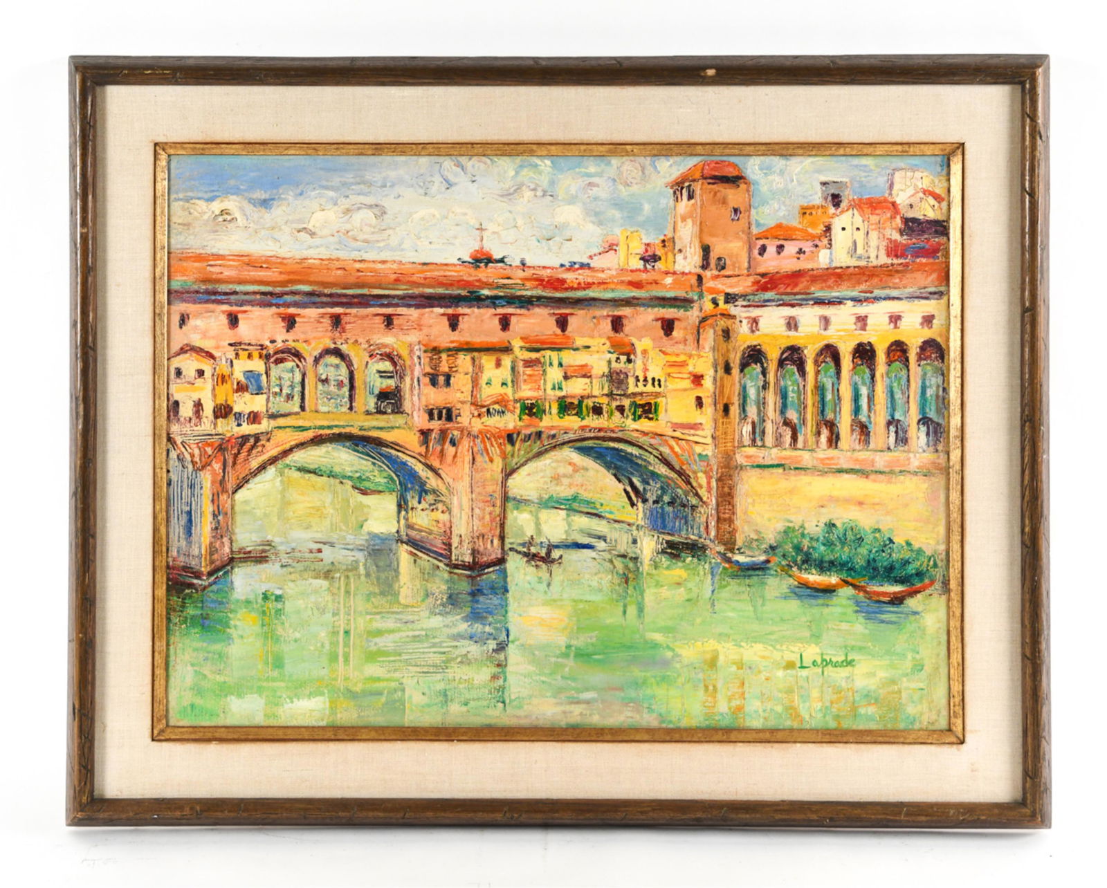 PIERRE LAPRADE, FRENCH (1875-1951) PONTE VECCHIO (1 of 12)