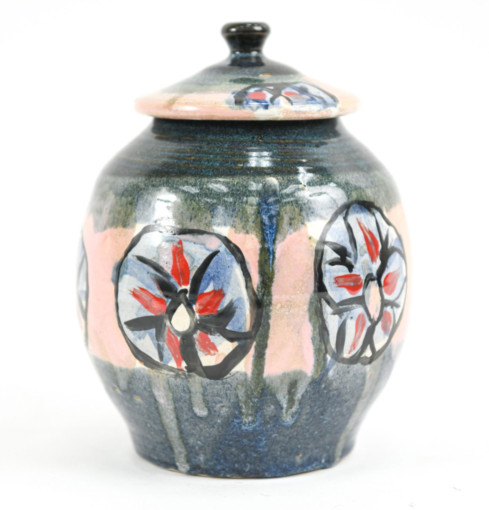 KA KWONG HUI (1922-2003) CERAMIC COVERED JAR (1 of 7)