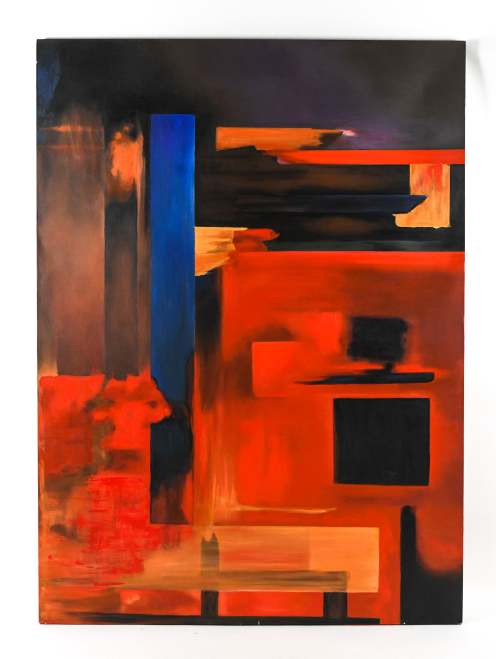 OVERSIZED CONTEMPORARY ABSTRACT O/C PAINTING (1 of 7)