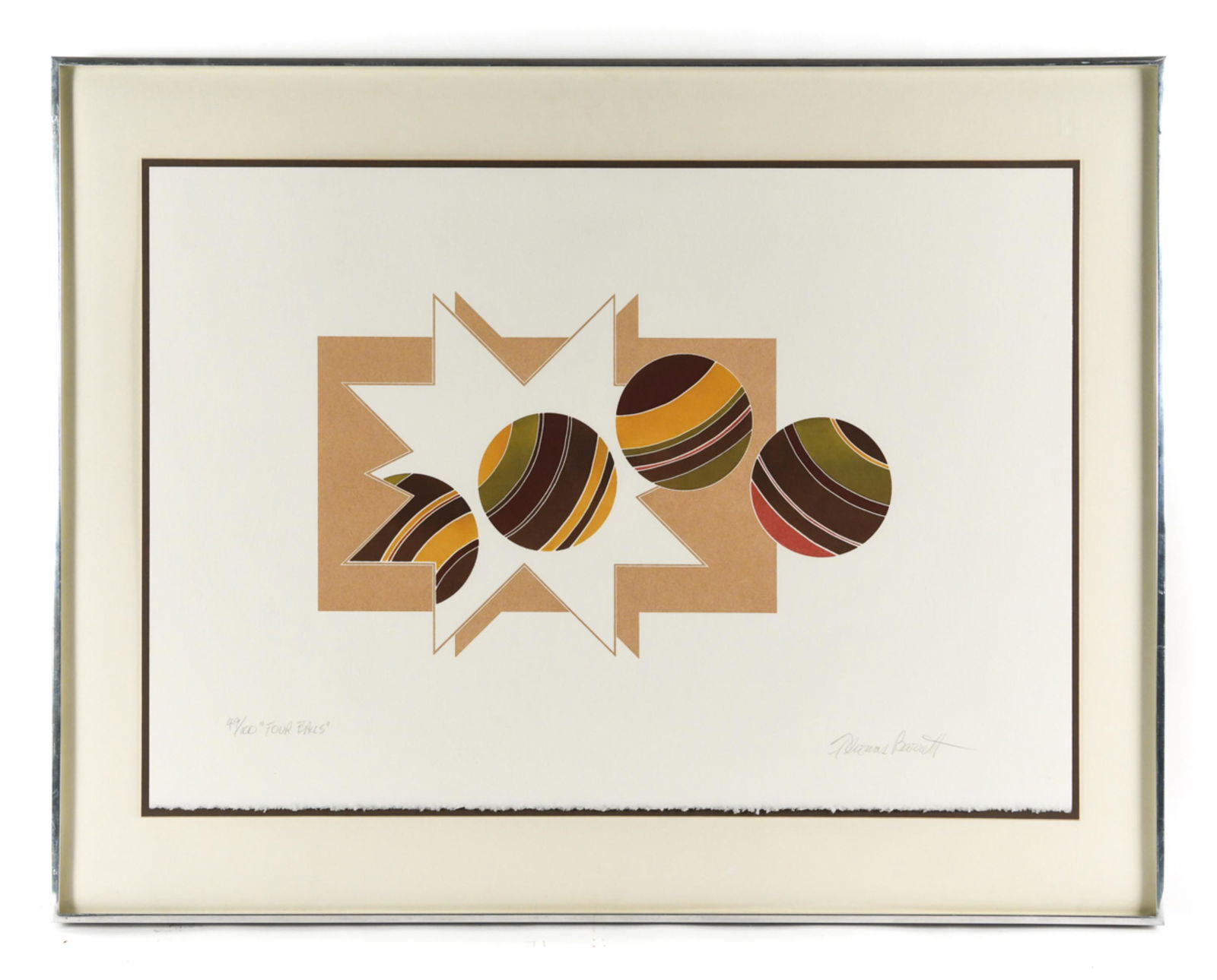 MID-CENTURY ABSTRACT POP ART LITHOGRAPH (1 of 6)