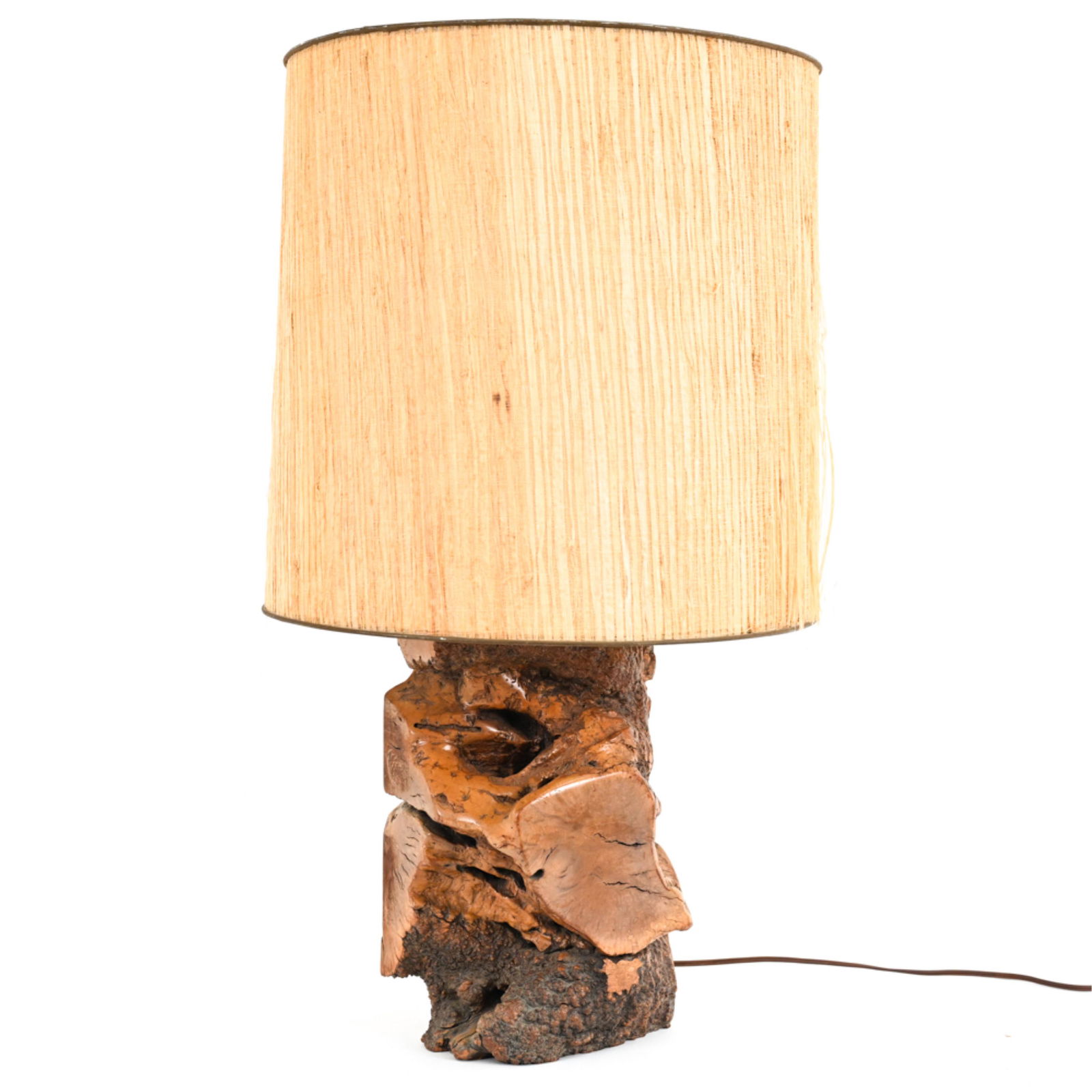 1960'S BURLWOOD TABLE LAMP (1 of 16)