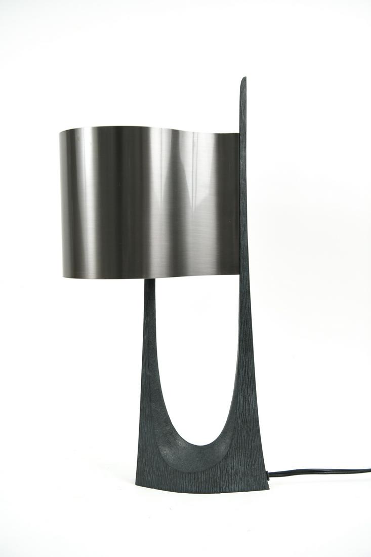 MODERNIST SCULPTURAL "JONC" LAMP, CHARLES OF PARIS (1 of 12)