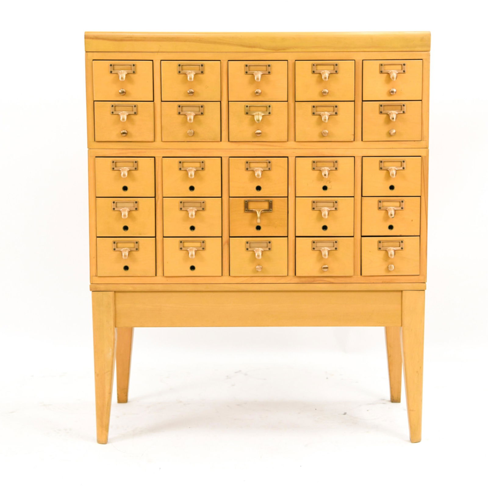 MID-CENTURY REMINGTON RAND LIBRARY CARD CATALOG (1 of 15)