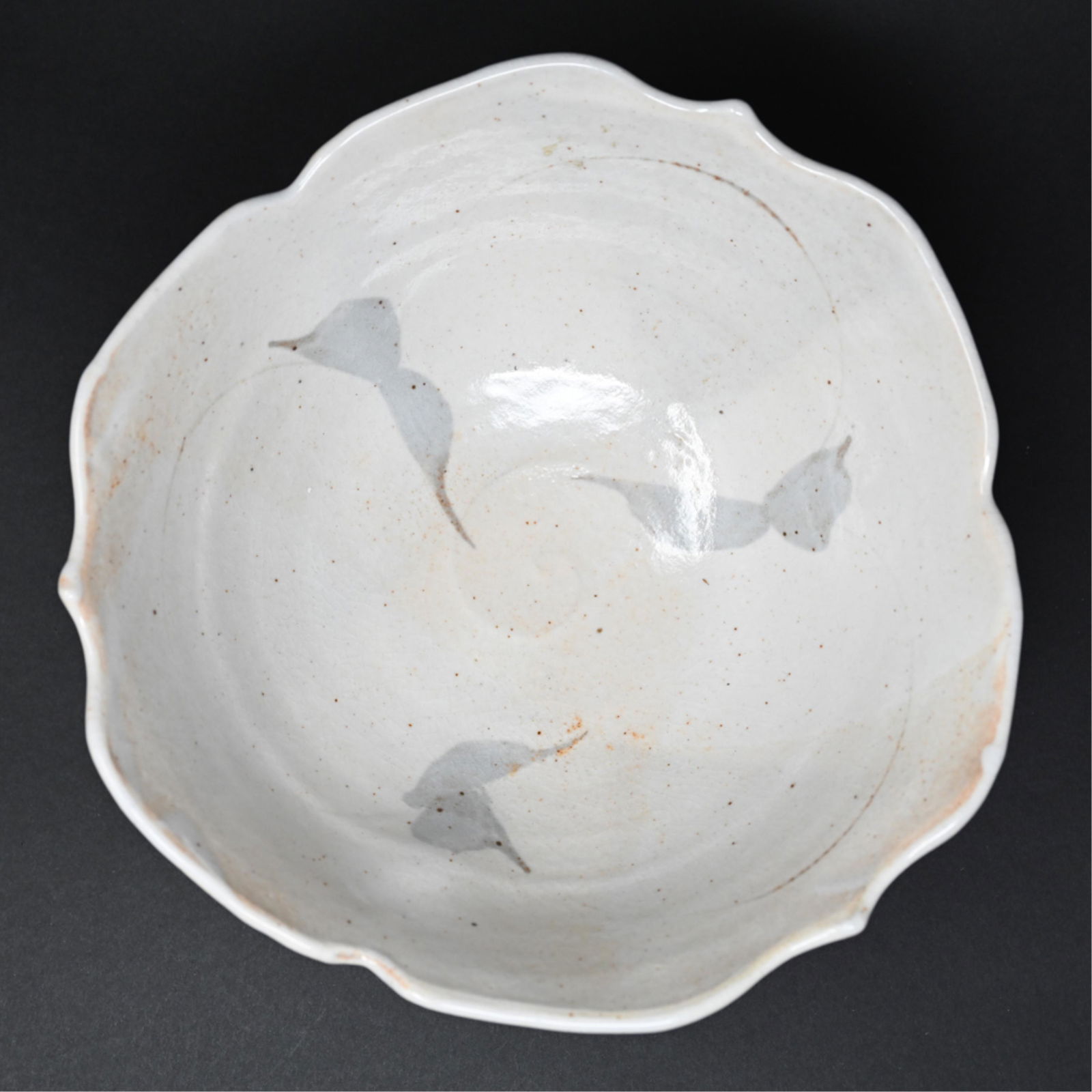 MALCOLM WRIGHT STUDIO POTTERY STONEWARE BOWL (1 of 8)
