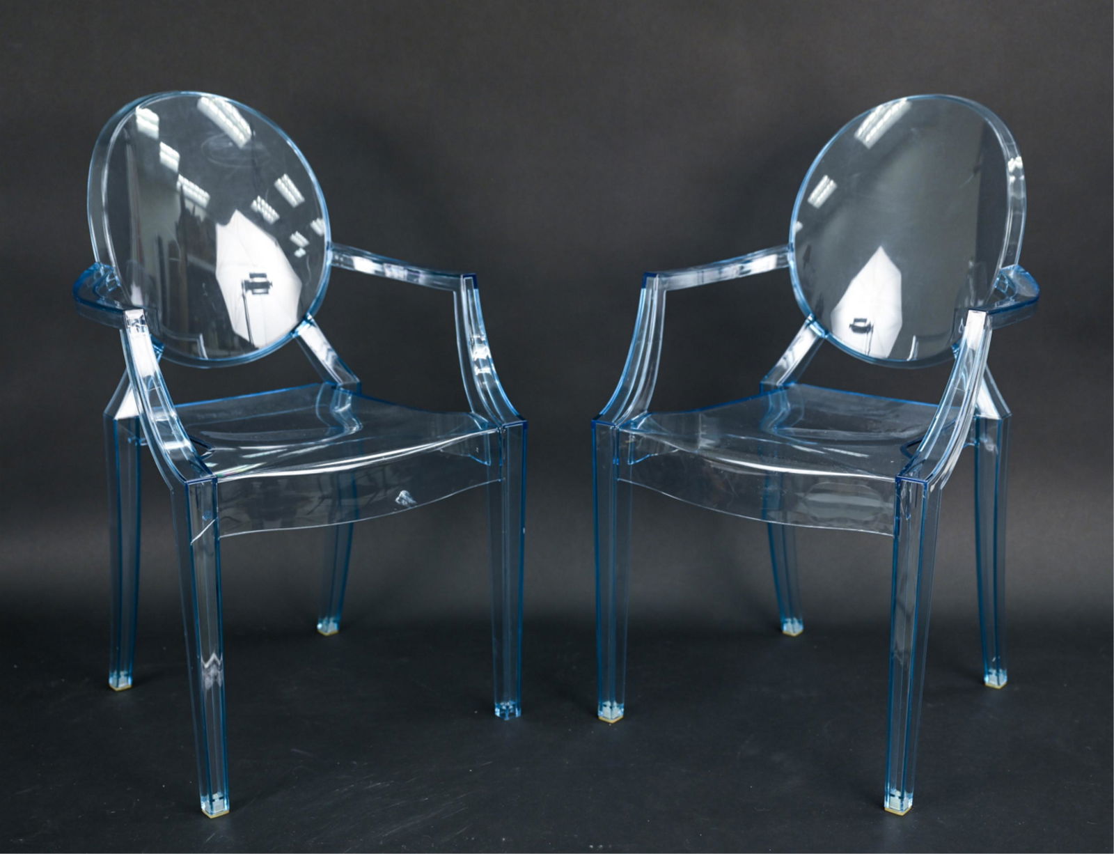 (2) PHILIPPE STARCK KARTELL LOU LOU GHOST CHAIRS (1 of 9)
