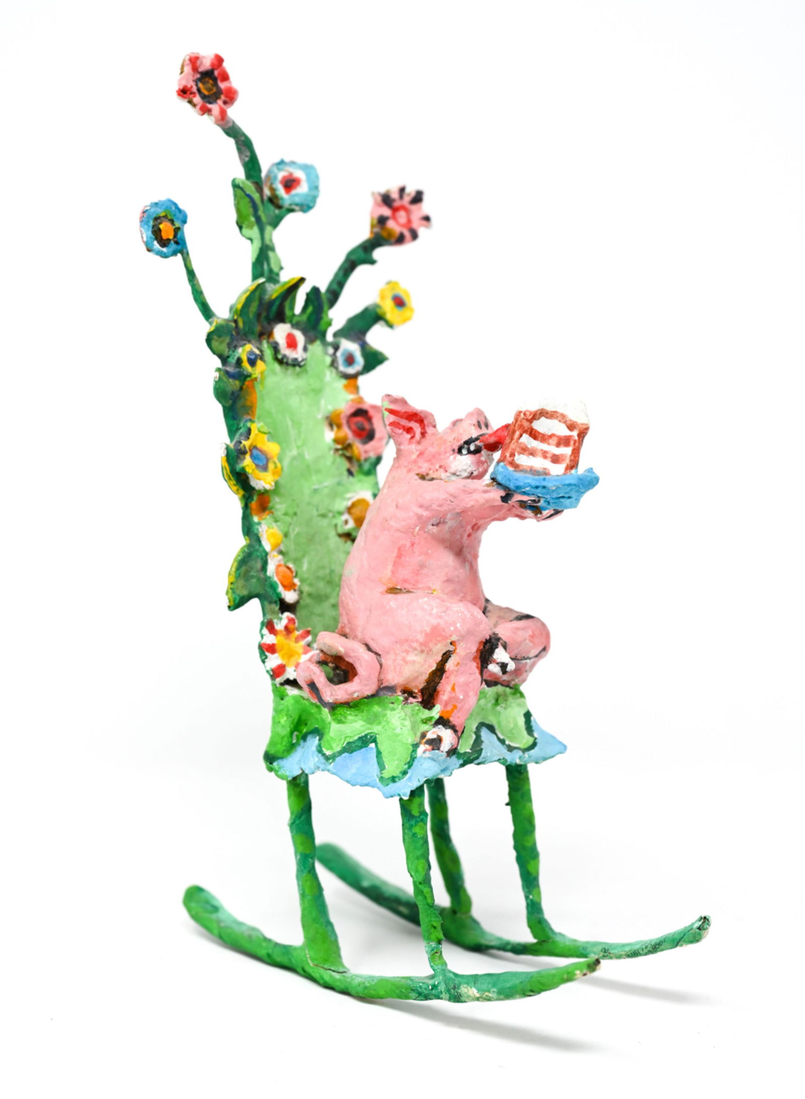 WILLIAM H. STEVENS FOLK ART PAPER MACHE SCULPTURE (1 of 14)