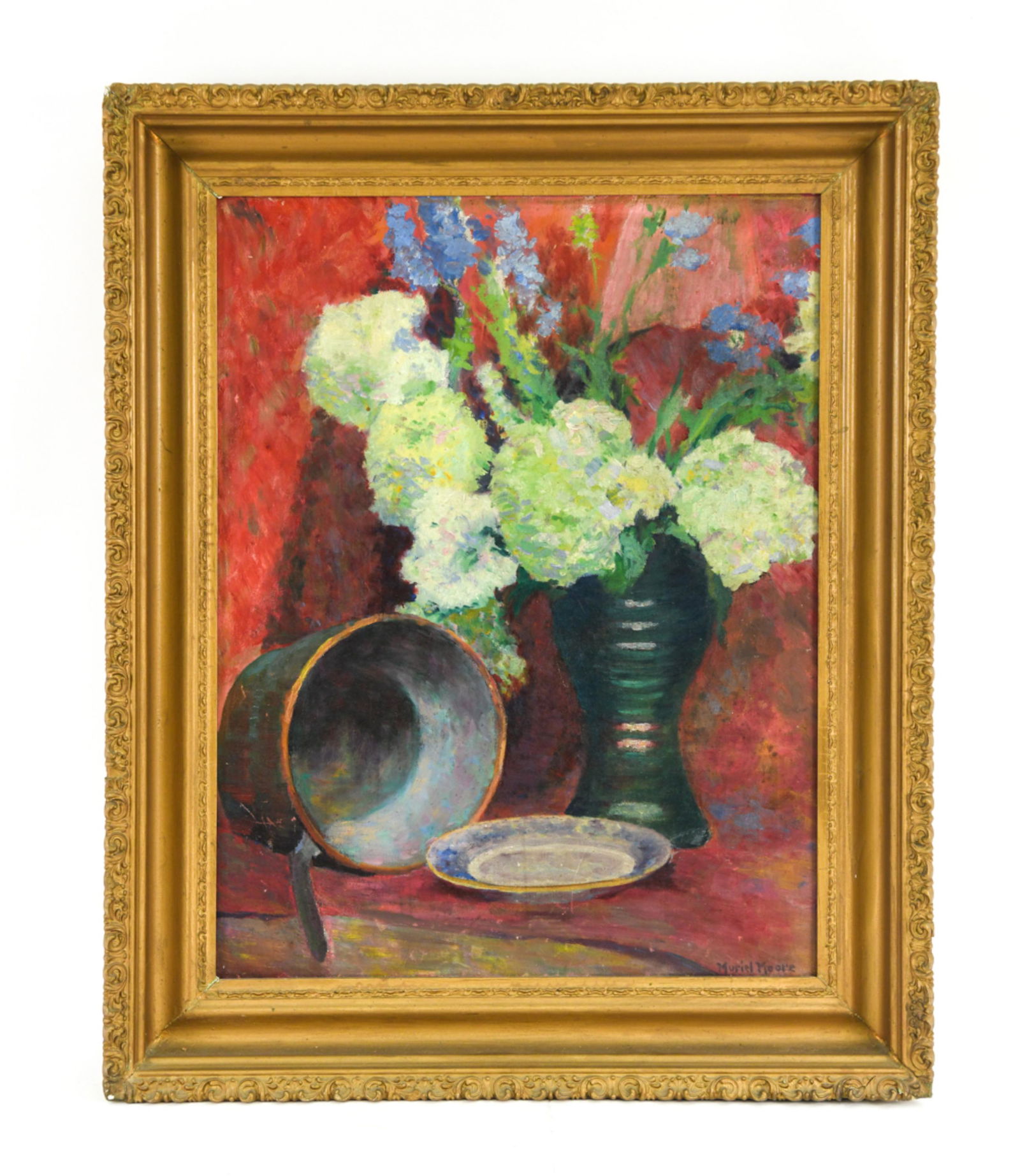 MODERN IMPRESSIONIST STILL LIFE O/C (1 of 10)